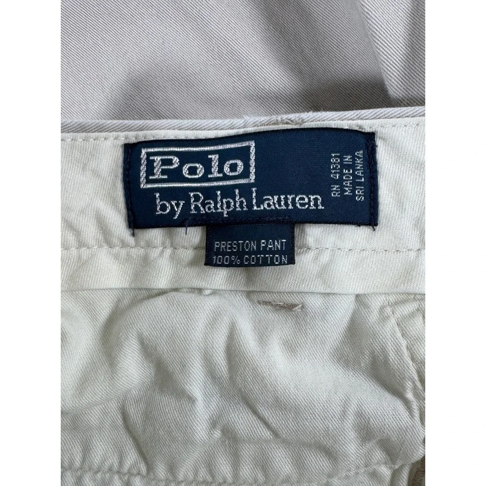 Polo Ralph Lauren Men's Preston Chino Pants Beige Size‎ 36/30 Casual